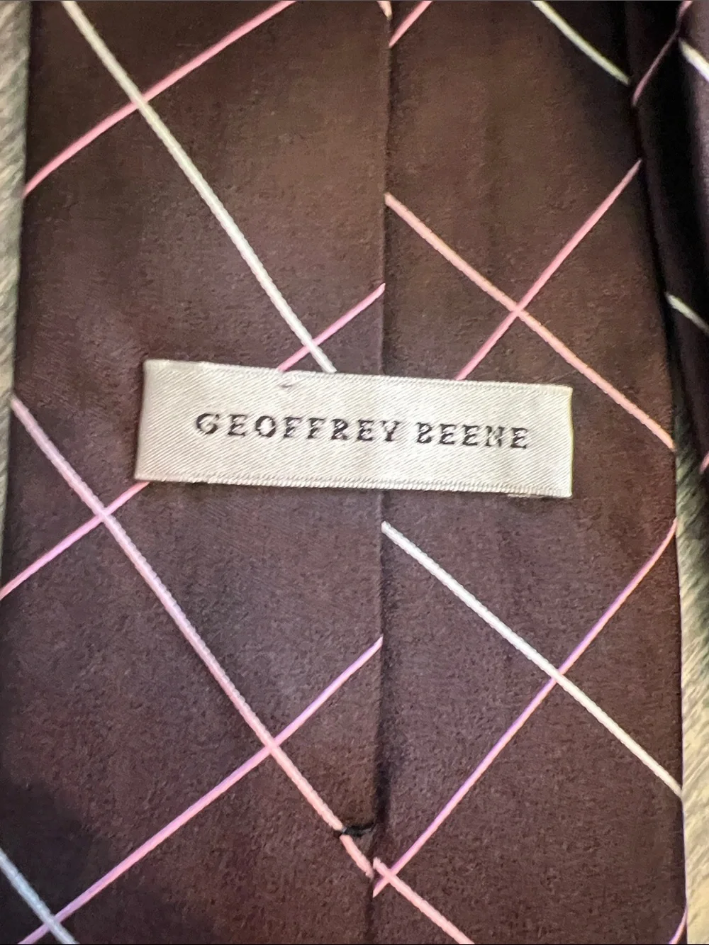 4 Men's Burgundy Plaid & striped Necktie - Classic Business one is Ryan Seacrest